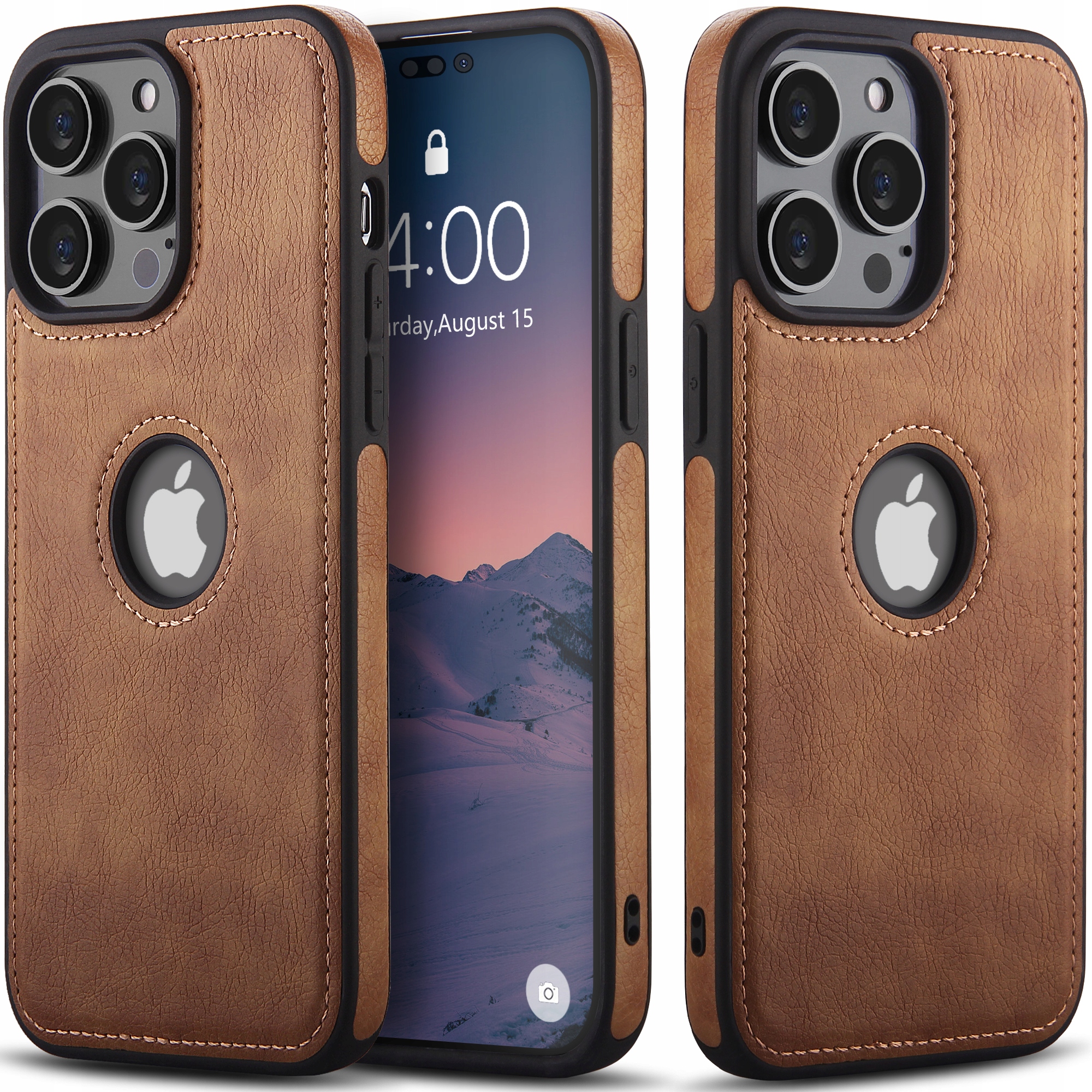 RabitMob chrbty pre Apple iPhone 13 Pro Max PREMIUM EKO-KOŽA hnedá